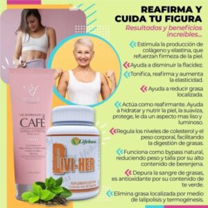 Combo Gel reafirmante de cafe 250 GR + Divi-Her 60 CAP