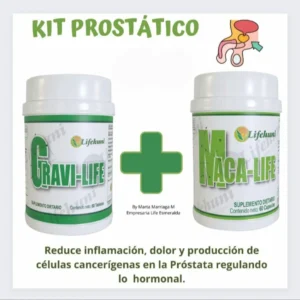COMBO - KIT PROSTATICO GRAVI-LIFE + MACA-LIFE